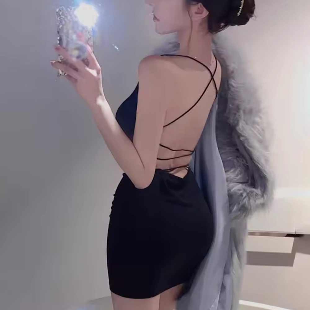 New Women Sexy Bodycon Mini Dress for Club/Bar/Party/Cocktails/Hangout (Black)